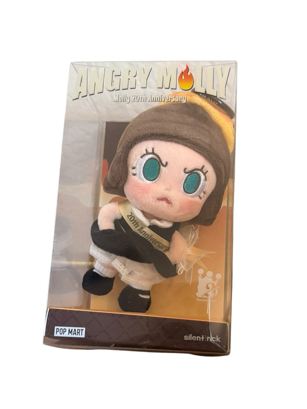 Pop Mart Angry Molly 20th Anniversary Plush (Boxed) – NWT Collectible